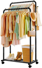 Clothes Rack - Double Rods Clothing Rack by Sakugi