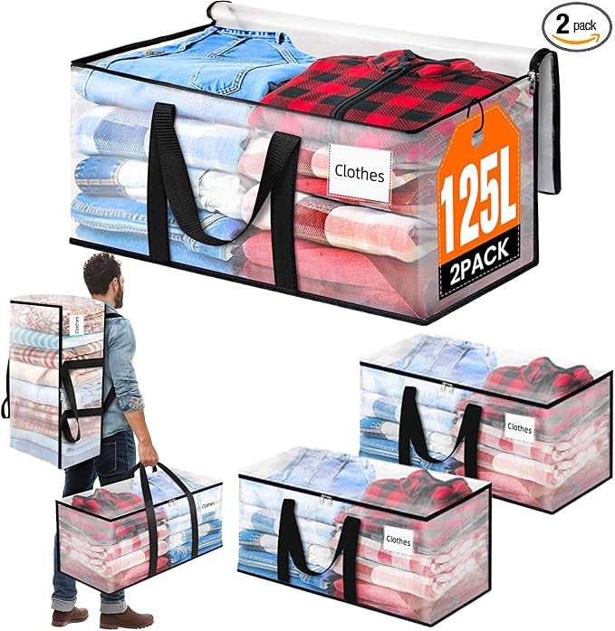 BlissTotes 2-Pack Large Moving Bags by BlissTotes