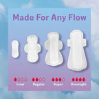 August Super Cotton Menstrual Pads, Hypoallergenic Sanitary Napkins - Image 5