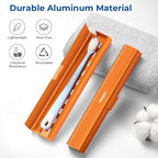Aluminum Toothbrush Travel Case, Portable Travel Toothbrush Holder, Durable - Image 2
