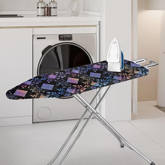 Ikat Rhombus Ironing Board Cover 54x15 inches, Gradient Leaf Geometric Graphic - Image 2