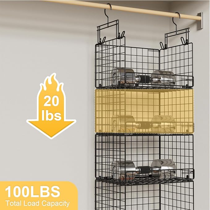 5 Tier Hanging Closet Organizer - Image 6