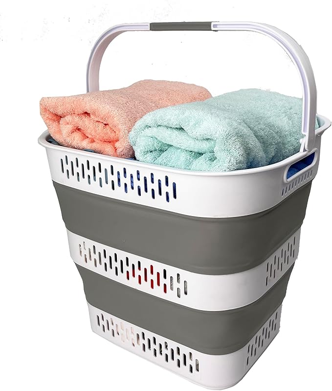 SAMMART 38L Collapsible Laundry Basket - Image 5