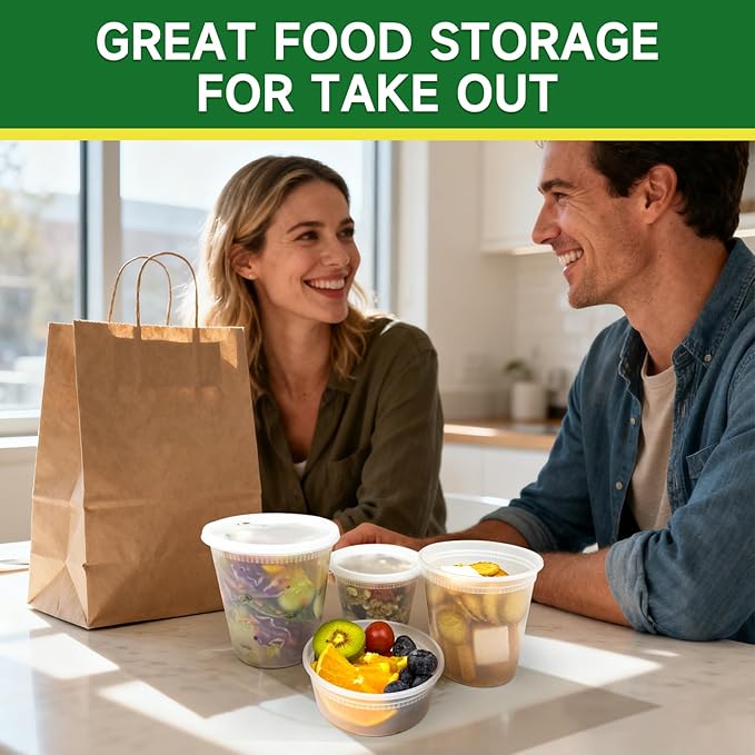50 Set 8 oz Deli Containers - Image 7