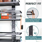 Over The Door Pantry Organizer，9-Tier Over The Door Organizer - Image 6