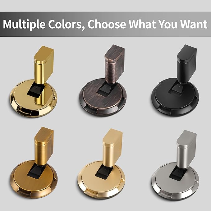 3 Pack Windproof Door Stoppers Adjustable Bottom of Door Holder No Drilling - Image 6