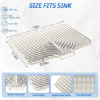 Dish Drying Mat for Kitchen Counter, - Image 2