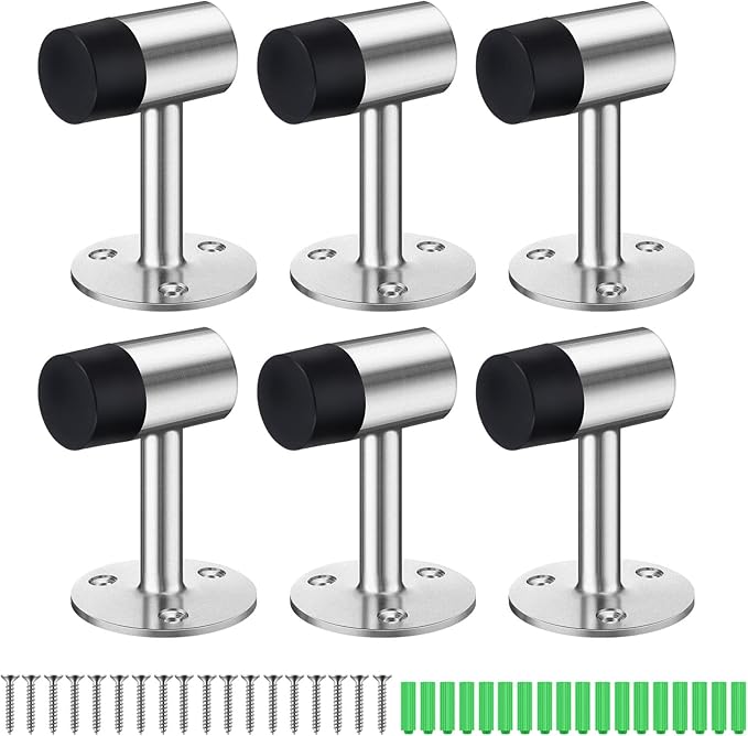 6 Pack Heavy Duty Floor Stopper by Chumia