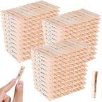 SenseYo 300 Pcs 1.9 Inch Wooden Clothespins Clips by SenseYo