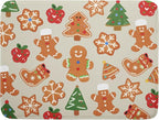 Christmas Dish Drying Mat for Kitchen Counter 18x24 Cute Gingerbread Themed by Aytipun