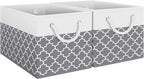 Fab totes Storage Bins, Foldable Storage Baskets by Fabtotes