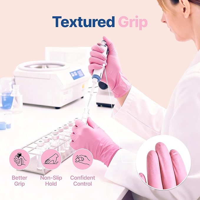 Schneider Nitrile Exam Gloves, 4-mil Medical Gloves Disposable Latex Free - Image 3