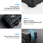 DB-110 LI-92B LI-90B NP-50 Battery and SD Micro SD Card Case, Water-Resistant & - Image 4