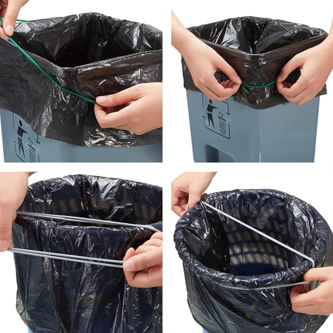 Trash can bag holder bands, trash can rubber bands set of 3, High elastic - Image 6