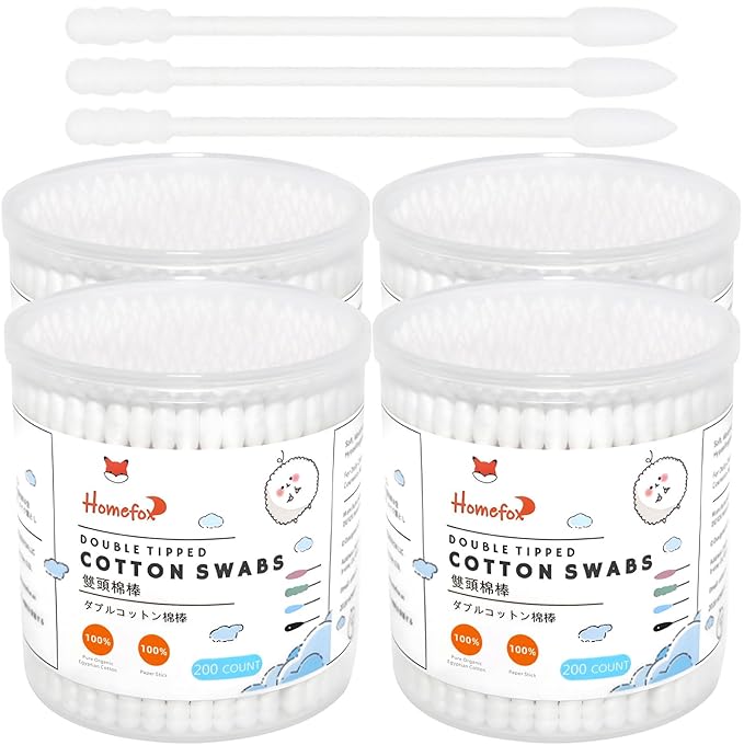 Cotton Swabs Spiral Pointed by HOMEFOX