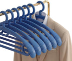 Plastic Clothes Hanger, Extra Thick Plastic Wide Shoulder Adult 360 Degrees by GEMWONDER