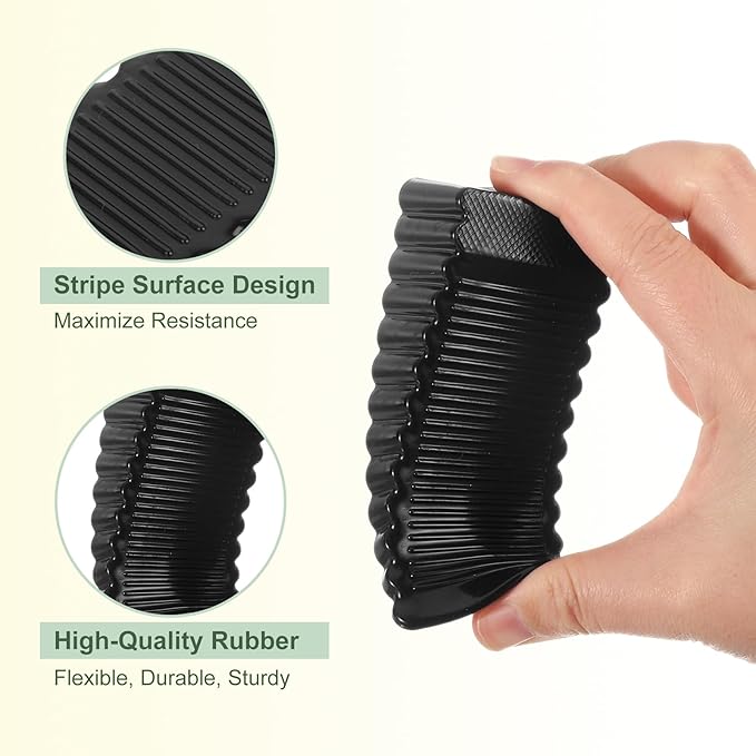 uxcell 2 Pcs Door Stoppers for Bottom of Door, 28mm/1.10 Inch Door Stops - Image 3