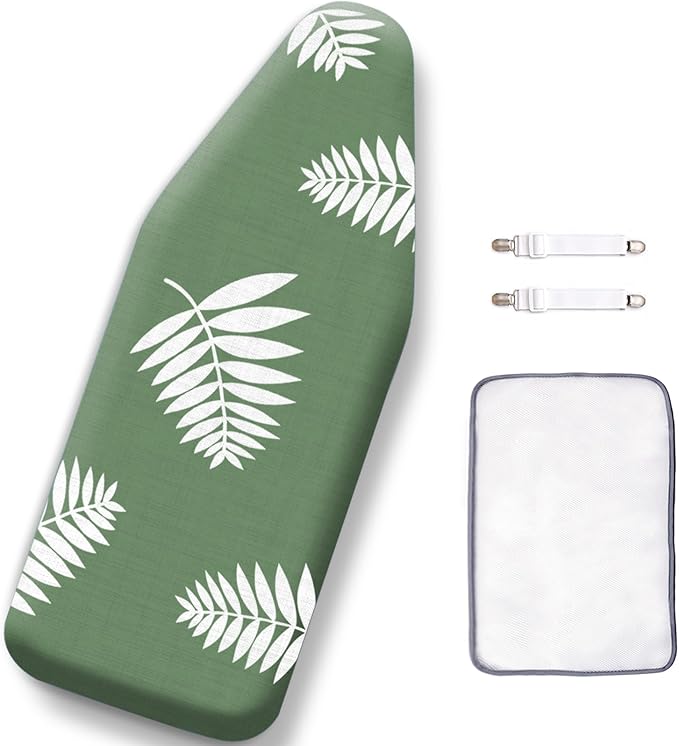 SheeChung 12.5"x32" Small Ironing Board Cover and Pad, Fits Mini Table Top by SheeChung