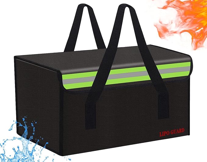 Lipo Battery Safe Bag Large Capatity Fireproof Bag by Unknown