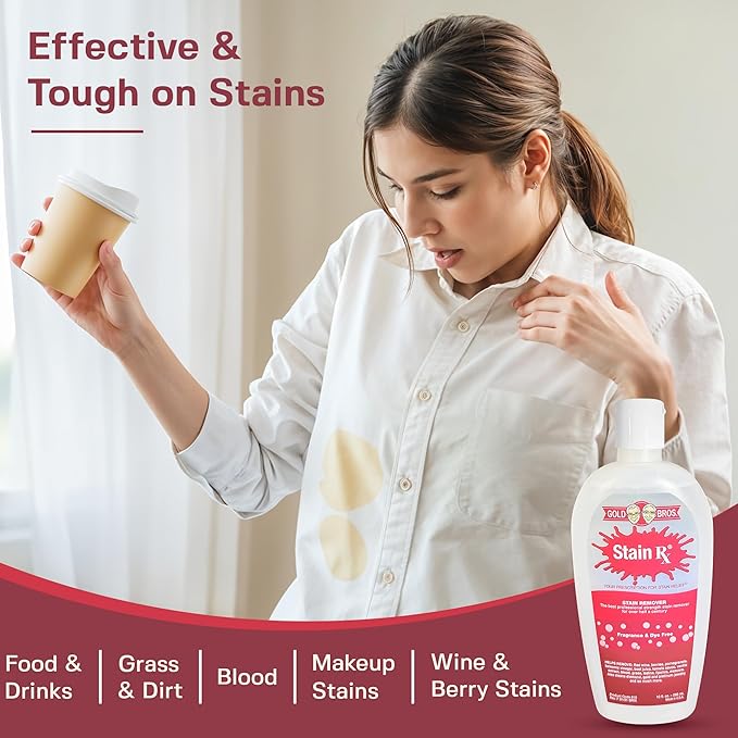 Stain Remover, Effectively Eliminates Stains from Wine, Berries & Blood on - Image 3