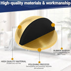 Self Adhesive Door Stoppers, Stainless Steel No Drill Rubber Floor Door Stop - Image 4