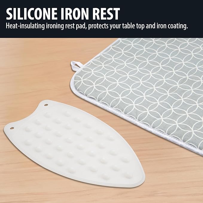 Seiritex Ironing Mat, Portable Ironing Pad 39.4 x 18.9 inch Table Top Iron - Image 5