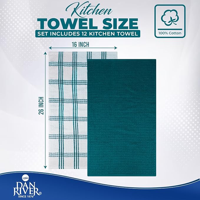 DAN RIVER Premium Kitchen Towels - Image 2