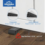 HOMOTEK 3 Pack Wedge Rubber Door Stops Door Chucks Stoppers Wall Protector - Image 4