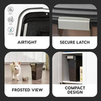 IRIS USA Dog Food Storage Container, Airtight Lid, Versatile Pet Food Bin - Image 4