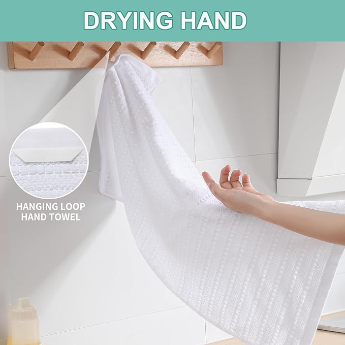 SALAS Kitchen Dish Towels, Bulk Cotton Kitchen Hand Towels, 390 GMS Plaid Dish - Image 3