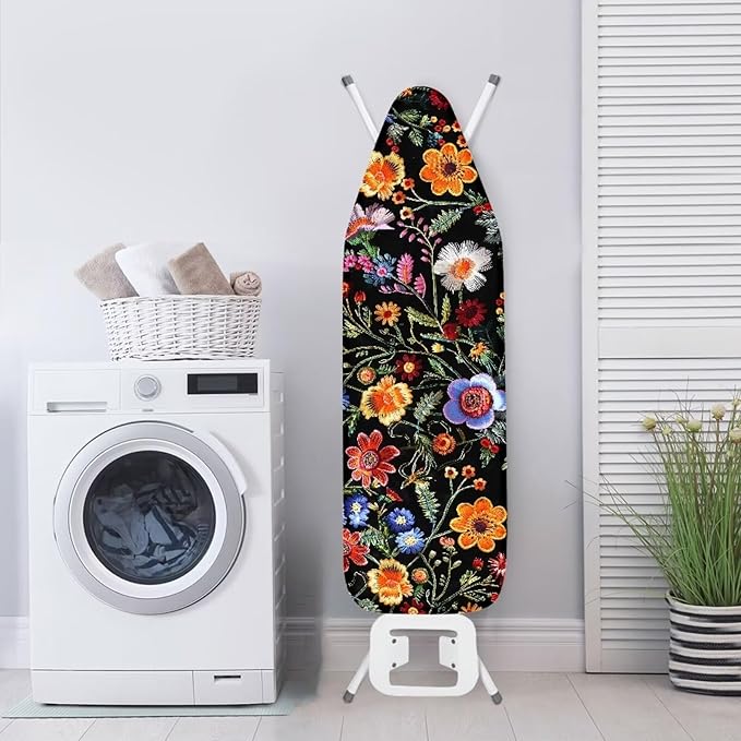 Colorful Flower Ironing Board Cover, Standard Size 15x54 Inch - Image 3
