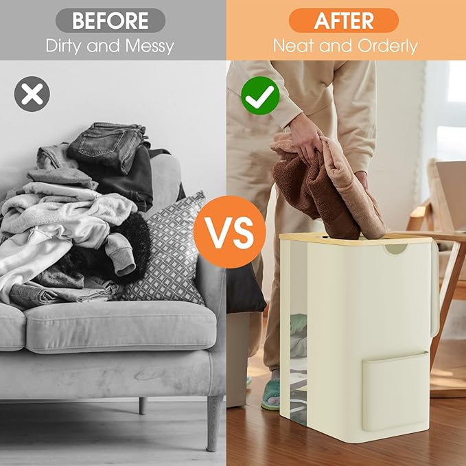 Laundry Basket Clothes Hamper - Image 3