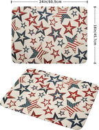 Flag Stars Stripes Patriotic 4th of July Dish Drying Pad 18 x 24 Inch - Image 2