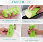 4 Pack Damp Dusting Sponge Duster, Reusable Household Cleaning Sponge Tool - Image 4