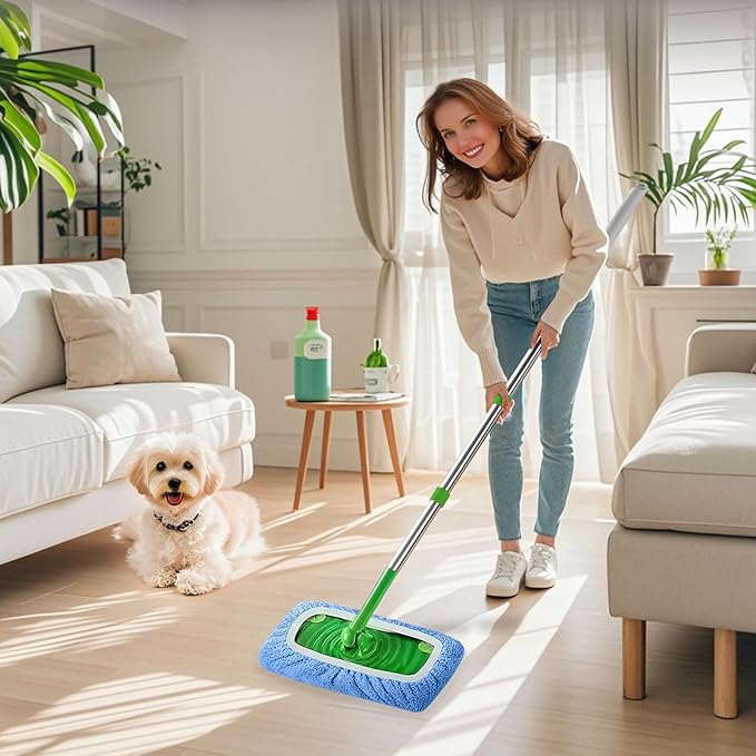 6 Pack Reusable Microfiber Mop Pads Compatible - Image 7