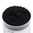 tifanso 200 Count Black Cotton Swabs, Natural Black Double Tipped Cotton Buds - Image 4