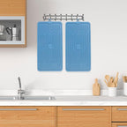 Blue Silicone Dish Drying, Mat Dish Mats - Image 6