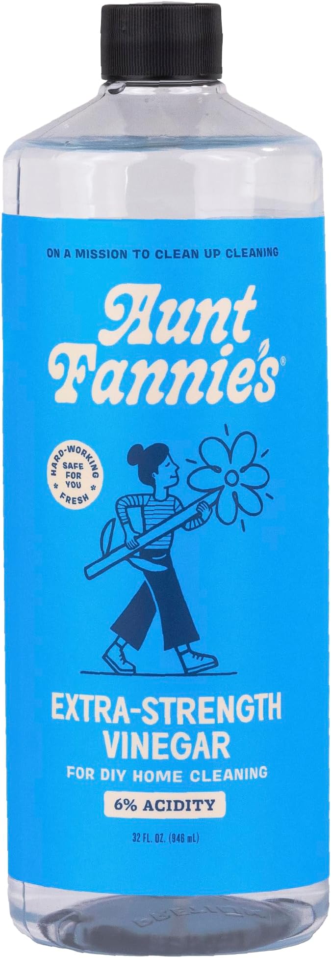 Aunt Fannie's Extra Strength Cleaning Vinegar, 32 Ounce, No Added Scents by AuntFannies