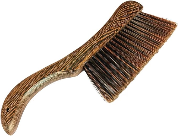 Hand Broom Brush, Dust Brush for Cleaning, Wood Block Hand Brush, Soft Bristle by HIQU+and+HIST