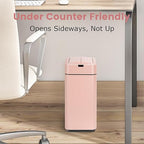 Sensor Trash Can with Butterfly Lid 2.6 Gallon Rectangular Automatic Garbage Can - Image 5