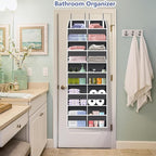 Heavy Duty Over The Door Organizer 5 Tiers, Extra Large Behind Door Storage of - Image 8