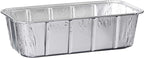 PLASTICPRO [2 Lb 25 Pack Disposable Loaf Pans Aluminum Tin Foil Meal Prep by PLASTICPRO