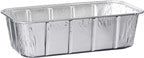PLASTICPRO [2 Lb 50 Pack Disposable Loaf Pans Aluminum Tin Foil Meal Prep by PLASTICPRO