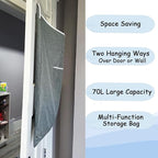 XL Large Hanging Laundry Hamper, Over the Door Laundry Bag - Image 7