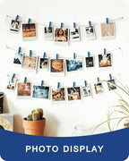 Mini Clothes Pins Wooden Colored Small Clothespins - Image 10