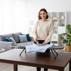 Metal Mesh Panel Tabletop Ironing Board | Foldable Iron Board | Heavy Duty - Image 5