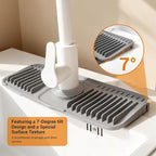 Faucet Mat for Kitchen Sink, Snap-On Design & 7°slope Fast Drain, Folding Sink - Image 4