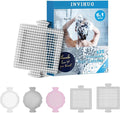 INVIHUG, 25 Pack, Disposable Shower Drain Hair Catcher Mesh Stickers, by BathroomRoomShowerDrainDrainStrainerAccessories