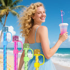 12 Pack Replacement Swirl Straws and Diamond Straw Cover - Image 5