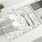 Hydrangea Floral Dish Drying Mat - Image 8